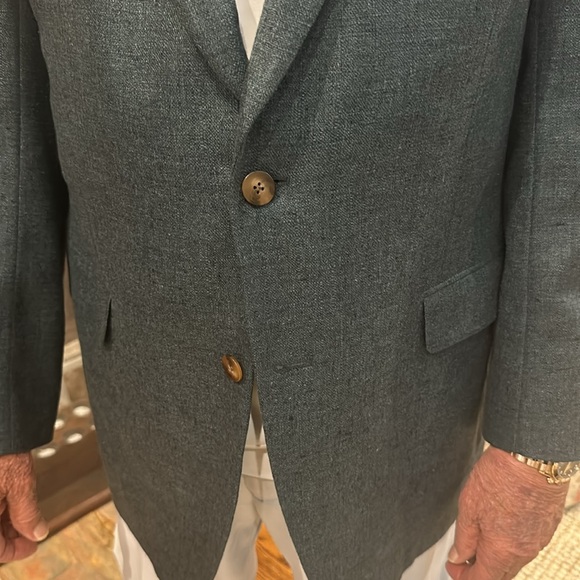 PAUL STUART CASHMERE & SILK SIZE 42 L MENS SPORTS JACKET - Picture 5 of 16